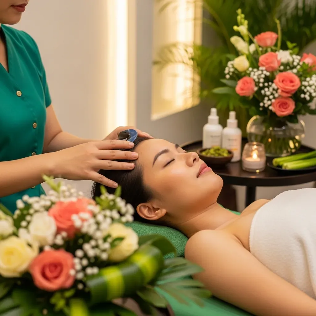 Yohe Spa kết hợp gội dưỡng sinh và chăm sóc da mặt cơ bản