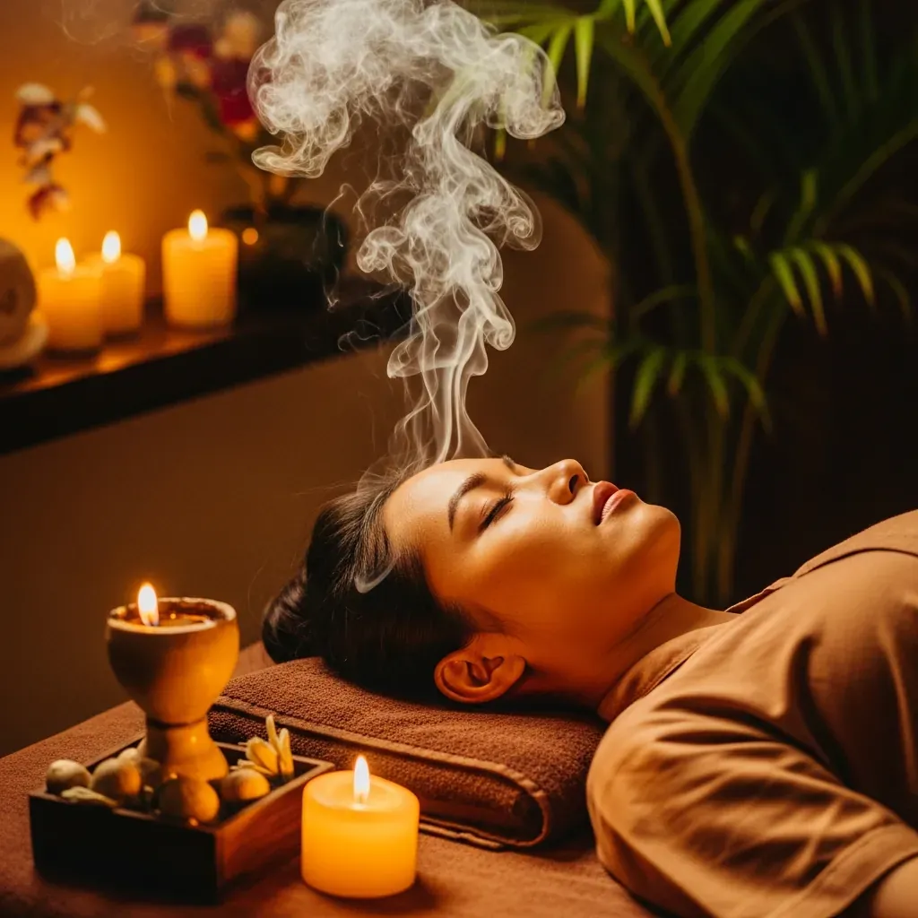 Liệu pháp gội đầu xông nến thảo dược độc đáo tại Quyên Cát Spa