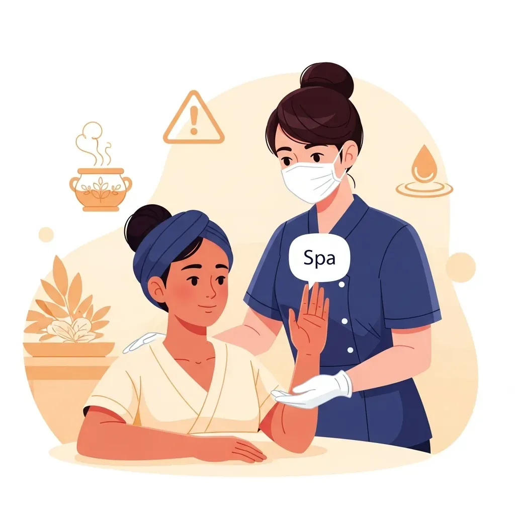 Minh họa các rủi ro cần biết và cách lên tiếng khi gội đầu dưỡng sinh