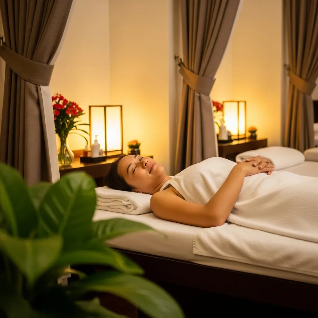Khách thư giãn trọn vẹn trong không gian spa an toàn, đáng tin cậy