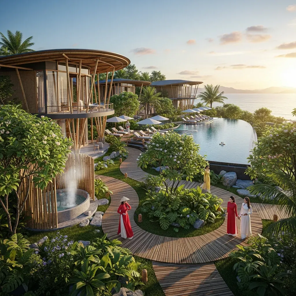 Không gian spa tương lai giữa thiên nhiên Nha Trang.