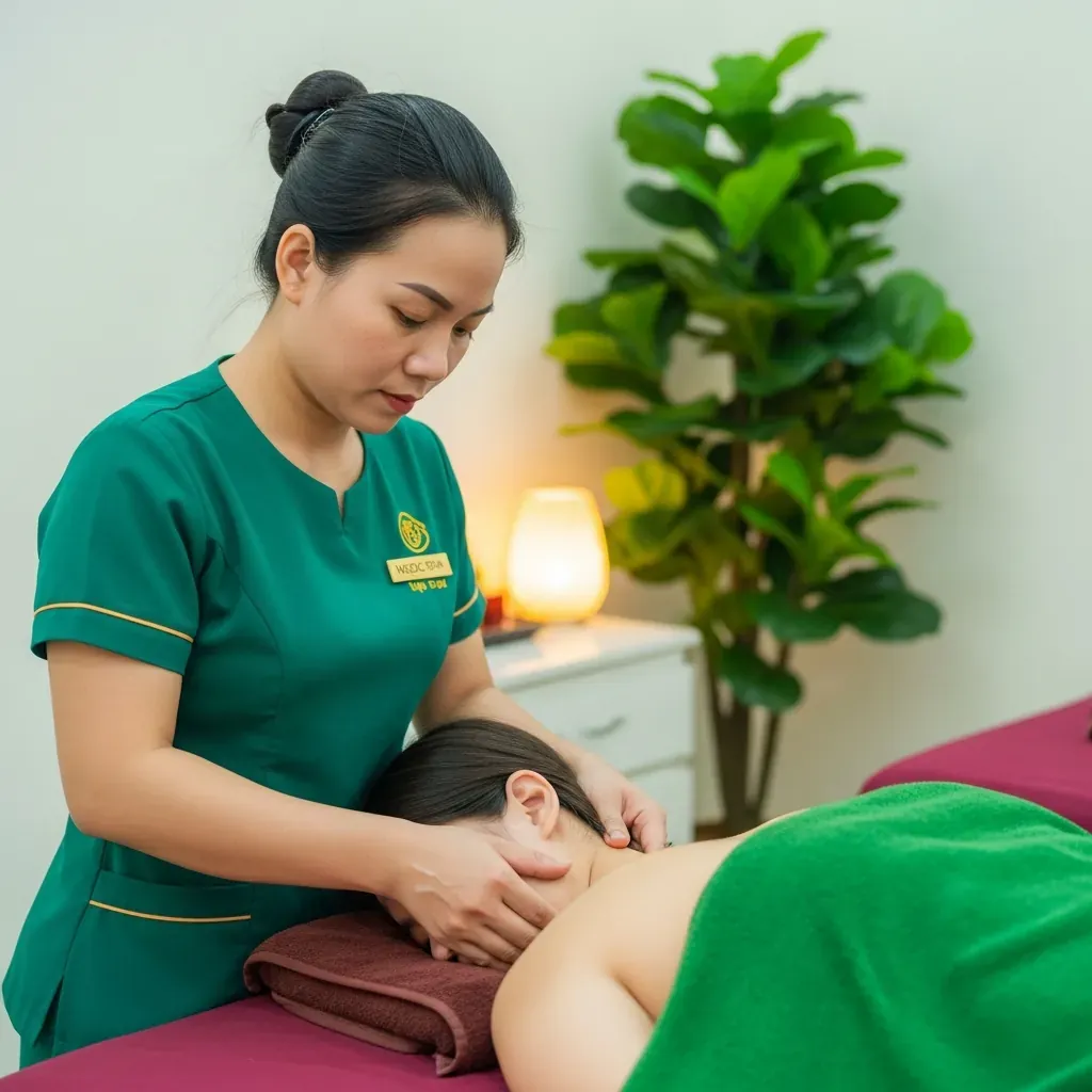 Massage trị liệu bấm huyệt tại Ngọc Spa Buôn Ma Thuột