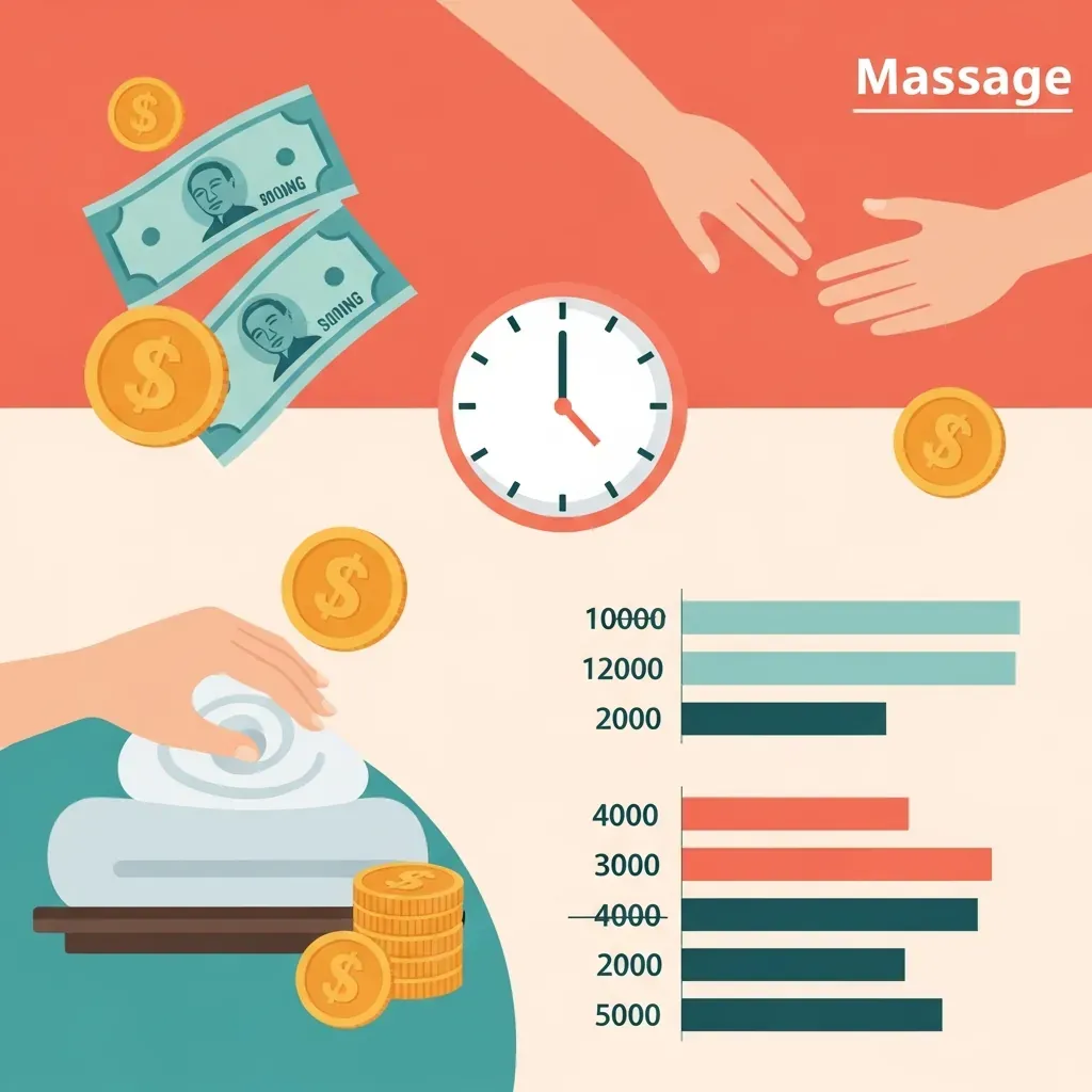 Minh họa mức giá tham khảo massage cổ vai gáy ở Đà Nẵng