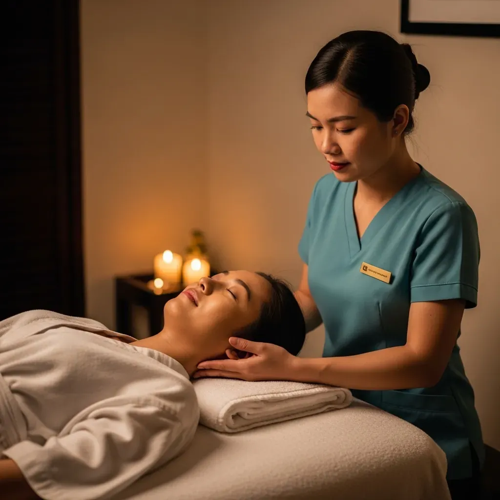 Một buổi massage trị liệu cổ vai gáy diễn ra thế nào