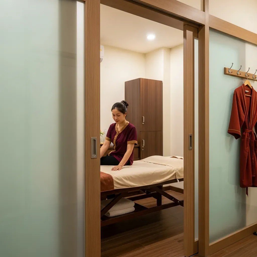 Phòng massage riêng tư, kín đáo tại Tâm Đắc Quận 7.