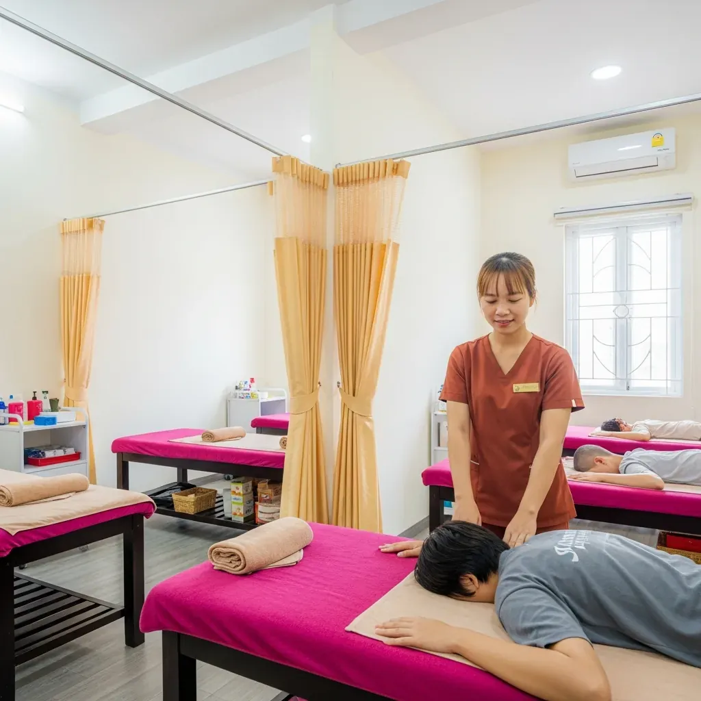 Không gian cơ sở massage người mù sạch sẽ, lành mạnh ở Nha Trang
