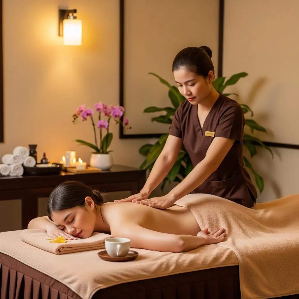 Quy trình một buổi trị liệu massage diễn ra từng bước