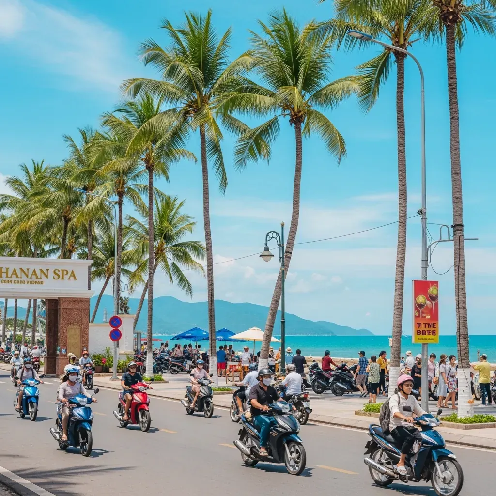 Vị trí Rora Spa ở trung tâm Nha Trang gần biển