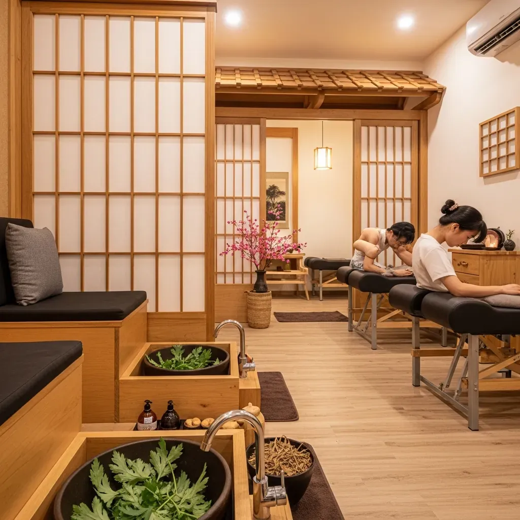 Không gian spa phong cách Nhật Bản tại Thu Hường Spa