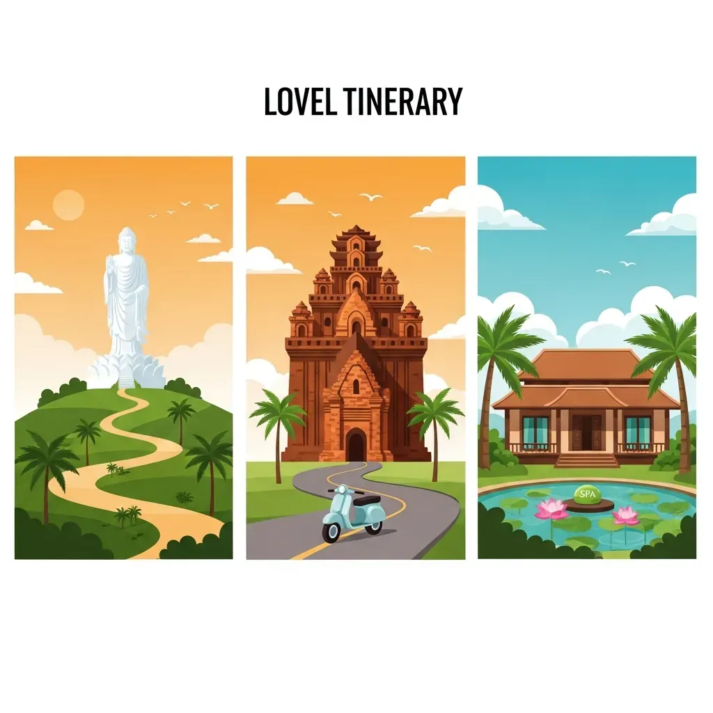 Hành trình nửa ngày kết hợp tham quan tượng Phật trắng, Tháp Bà Ponagar và nghỉ dưỡng tại Sứ Spa.