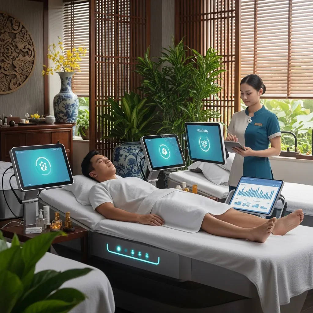Tương lai ngành massage, spa tại TP.HCM: kết hợp công nghệ cao và minh bạch thông tin.