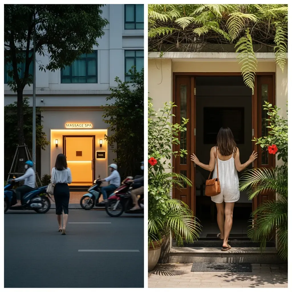 Hai khung giờ đi massage: buổi tối sau giờ làm và sáng cuối tuần.